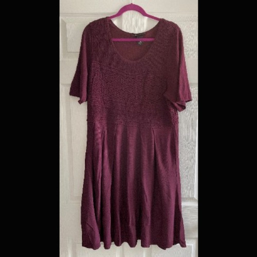 Maroon Lane Bryant Sweater Dress - 18/20